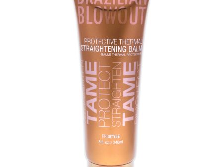 Acai Protective Thermal Straightening Balm by Brazilian Blowout for Unisex - 8 oz Balm on Sale