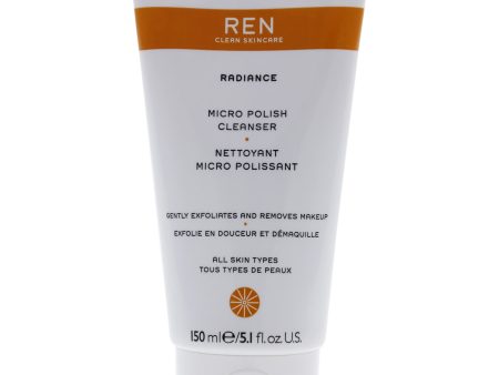 Radiance Micro Polish Cleanser by REN for Unisex - 5.1 oz Cleanser Online now