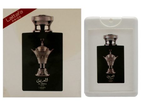 Al Areeq Silver by Lattafa for Men - 0.67 oz EDP Spray (Mini) Online Hot Sale