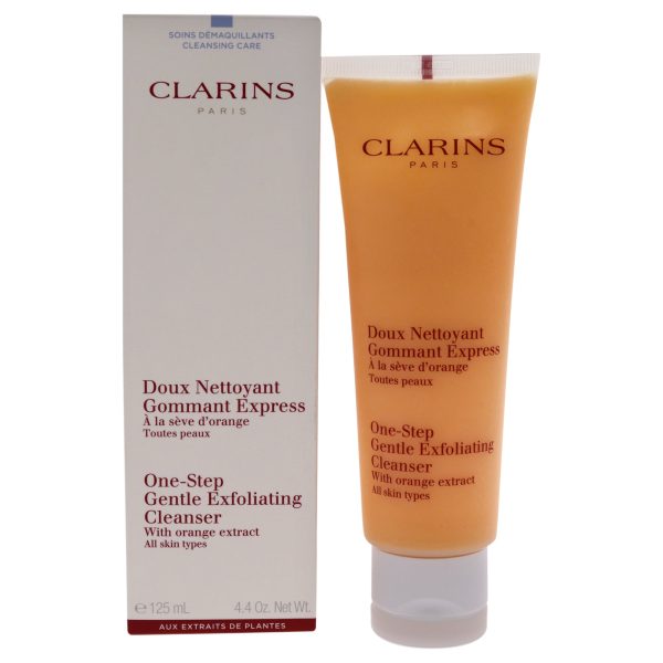 One Step Gentle Exfoliating Cleanser by Clarins for Unisex - 4.4 oz Cleanser Supply