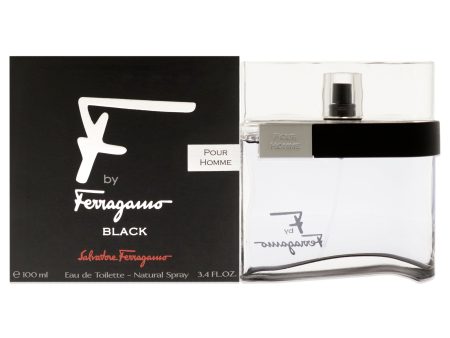 F Black by Salvatore Ferragamo for Men - 3.4 oz EDT Spray For Sale