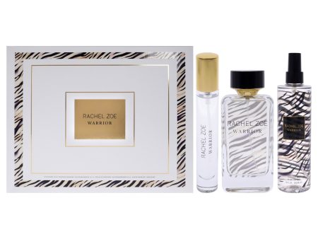 Rachel Zoe Warrior 2023 by Rachel Zoe for Women - 3 Pc Gift Set 3.4oz EDP Spray, 0.34oz EDP Spray, 10oz Fragrance Mist on Sale