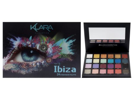 24 Eyeshadow Palette - Ibiza by Klara for Women - 2.5 oz Eye Shadow Online Sale