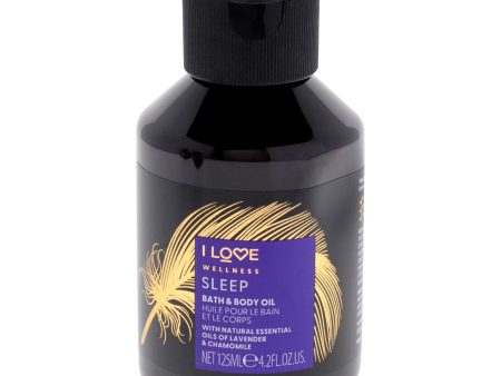 Wellness Bath and Body Oil - Sleep by I Love Cosmetics for Women - 4.2 oz Oil Online Sale