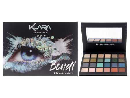 24 Eyeshadow Palette - Bondi by Klara for Women - 2.5 oz Eye Shadow Online Sale