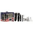 Essential Grooming Set by Barbasol for Men - 10 Pc Body and Beard Trimmer, Ear and Nose Trimmer, 2 Nail Clippers, 2 Cuticle Pusher, Nail Filer, Comb, Safety scissors, 2 AAA batteries Online