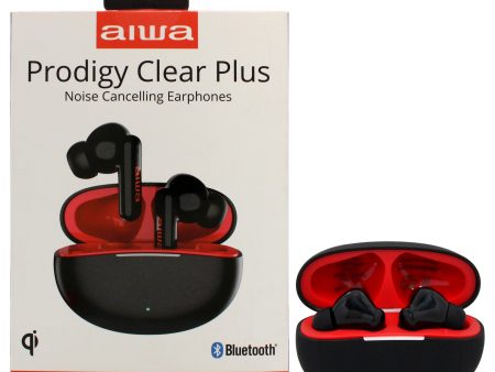 Aiwa Audio Prodigy Clear Plus Noise Cancelling Earphones - Black by Aiwa for Unisex - 1 Pc Earphones Online Sale