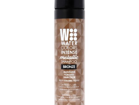 Watercolors Intense Metallic Shampoo - Bronze by Tressa for Unisex - 8.5 oz Shampoo For Cheap