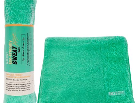 Eco Sweat Active Towel - Aqua by Facesoft for Unisex - 1 Pc Towel Cheap