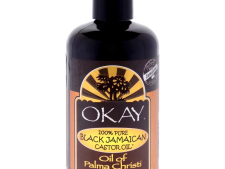 100 Percent Pure Black Jamaican Castor Oil by Okay for Unisex - 8 oz Oil Discount