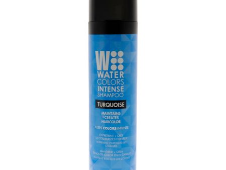 Watercolors Intense Shampoo - Turquoise by Tressa for Unisex - 8.5 oz Shampoo Online Sale