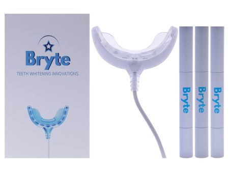 Wired Led Teeth Whitening Kit by Bryte for Unisex - 4 Pc 3 Teeth Whitening Gel Pens, Wired Smart Phone Whitening For Sale