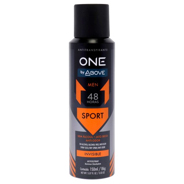 48 Hours One Invisible Antiperspirant Deodorant - Sport by Above for Men - 3.03 oz Deodorant Spray Online now