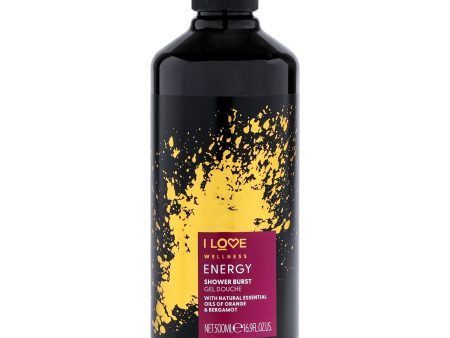 Wellness Shower Burst - Energy by I Love Cosmetics for Women - 16.9 oz Shower Gel Online