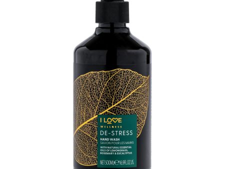 Wellness Hand Wash - De-Stress by I Love Cosmetics for Women - 16.9 oz Hand Wash Sale