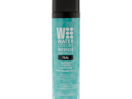 Watercolors Intense Shampoo - Teal by Tressa for Unisex - 8.5 oz Shampoo For Discount