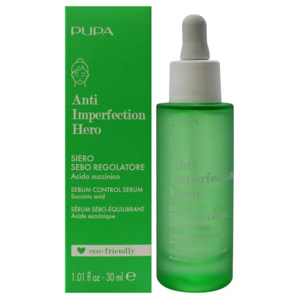 Anti Imperfection Hero Sebum Control Serum by Pupa Milano for Women - 1.01 oz Serum Online now