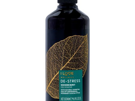 Wellness Shower Burst - De-Stress by I Love Cosmetics for Women - 16.9 oz Shower Gel Hot on Sale